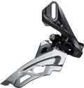Umwerfer vorne Deore Front Pull FD-M6000 SideSwing, 66-69°, 3x10-fach. Montagerichtung.