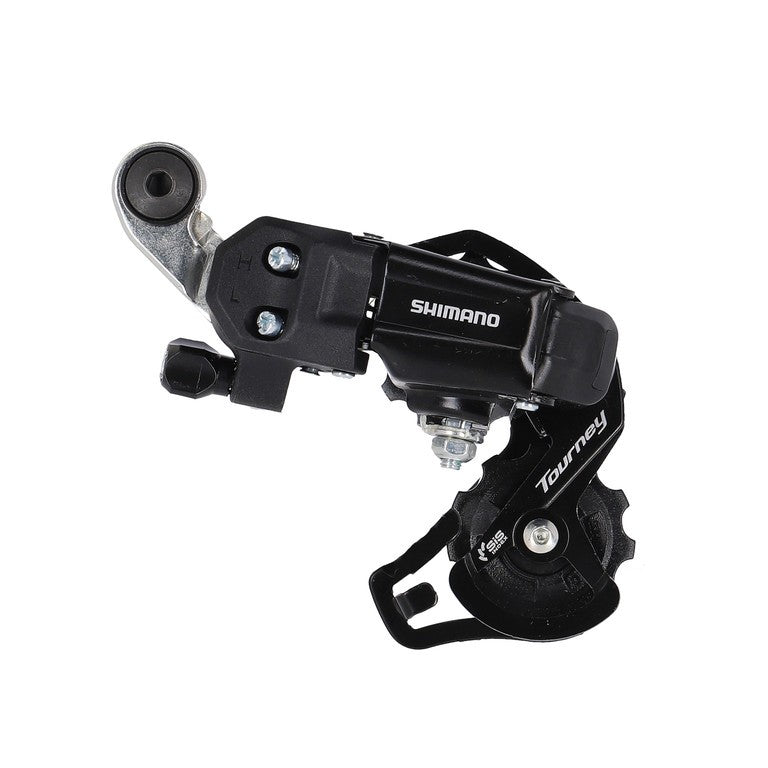 Deragl. post. Shimano Tourney RDTY200 6/7 fach, mont. diretto, gabbia corta