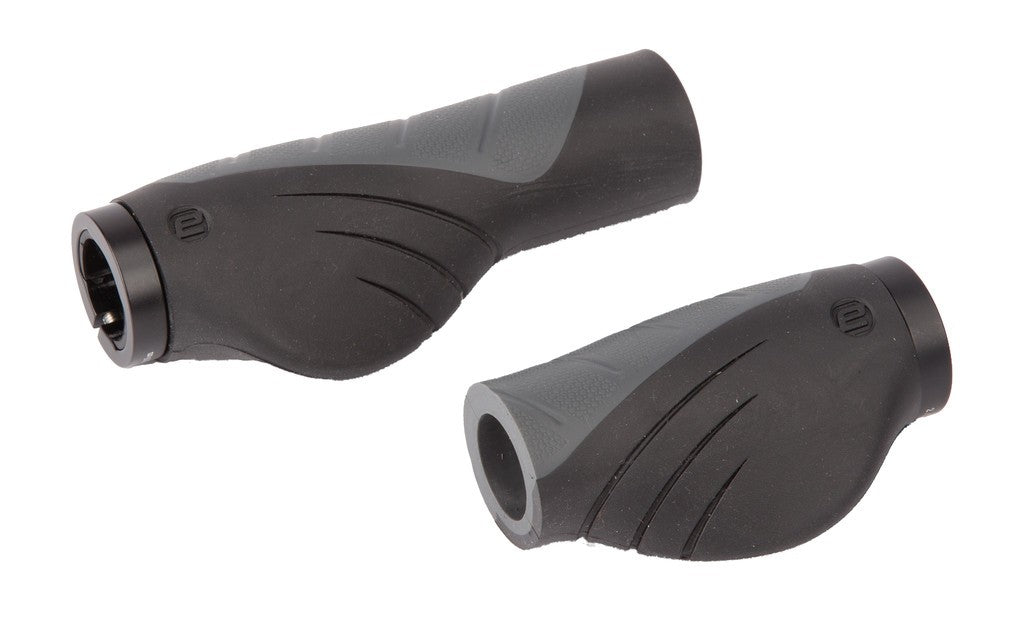 Ergotec Aero 2 Griffe 132/92 mm, Ø 22 mm, schwarz/grau, Kraton
