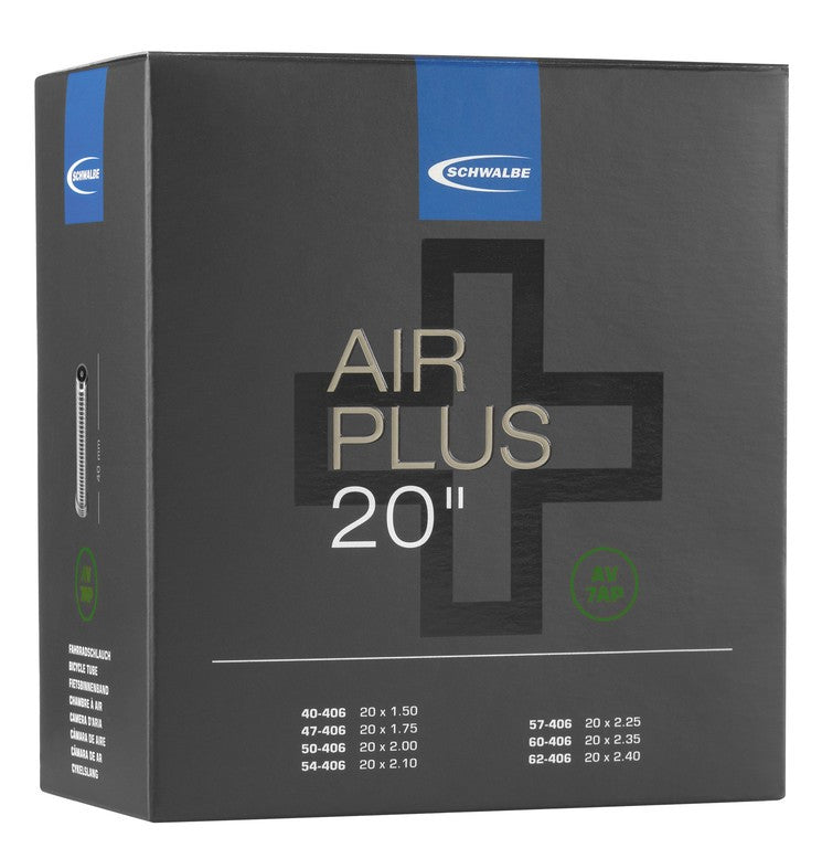 Cámara de aire Schwalbe VS 7AP Air Plus 20x1,75-2,35" 40/62-406 VS AGV 40 mm