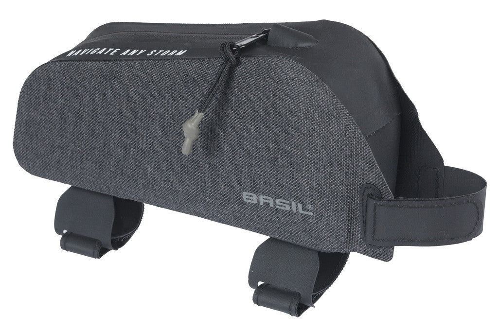 Bolsa de tubo horizontal Basil Navigator Storm, negra, 0,8 l