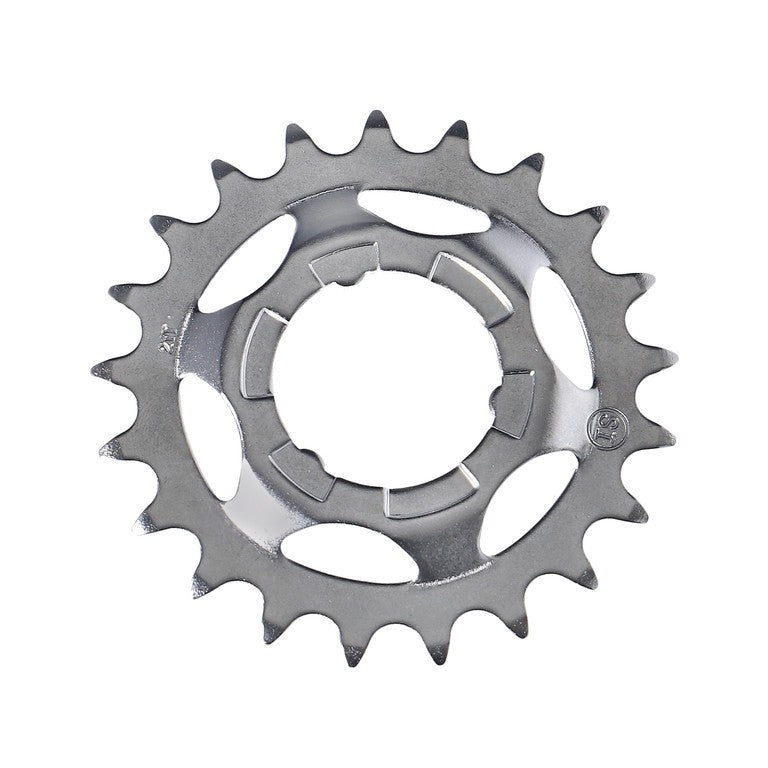 Piñón enchufable Shimano Nexus 1/2X3/32, 21 dientes, plateado