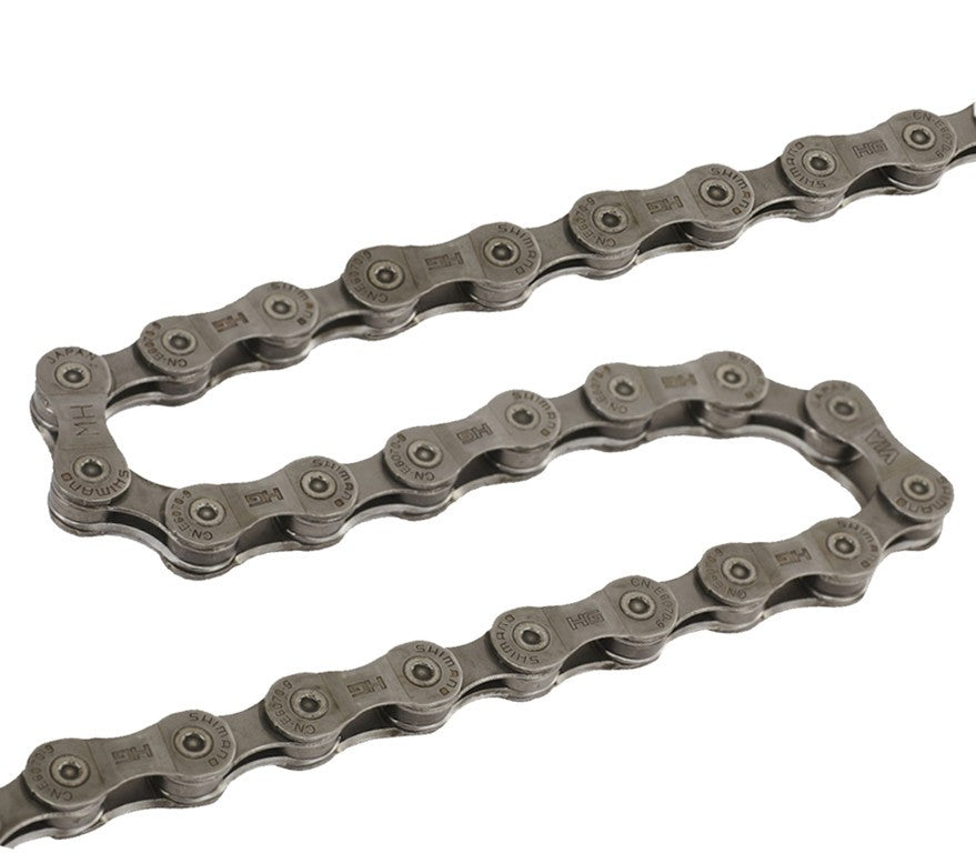 Catena Shimano per E-Bike CN6070 138 maglie, 9 vel., argento