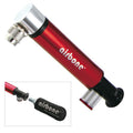 Minibomba Airbone ZT-724 Dual CO² AV, 130 mm, roja, con soporte