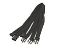 Cintura di fiss. Weber per seggiolino nero, set (3 pezzi)