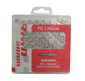 Catena Sram PC 1 nickel/arg 1/2" x 1/8", 114 ma.,1vel, PowerLock