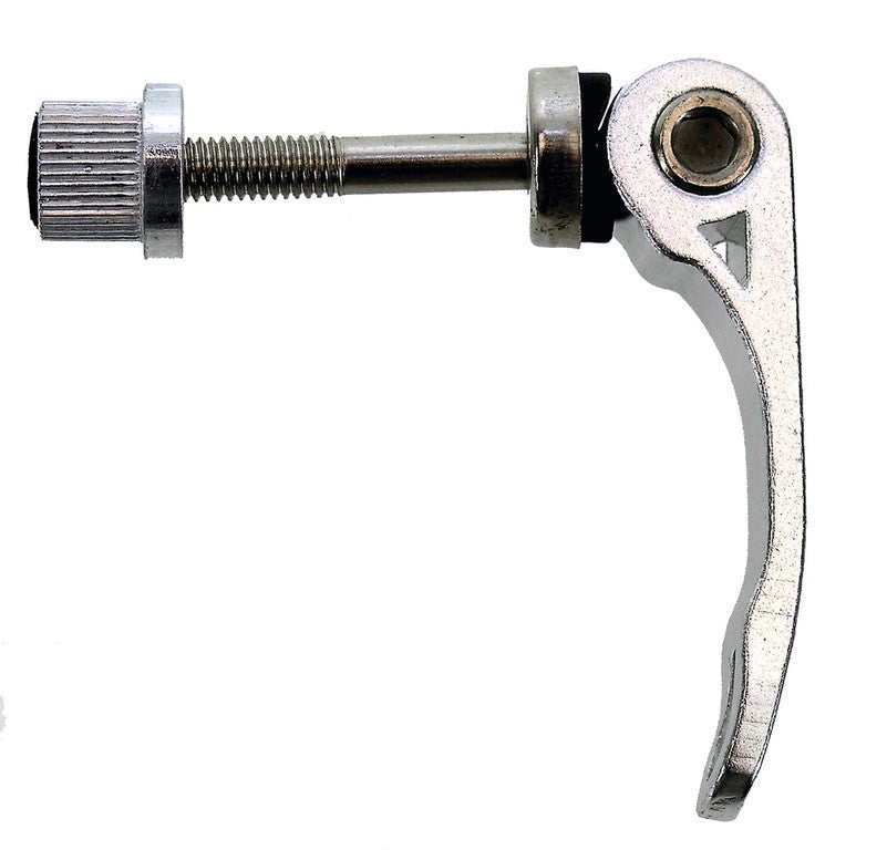 Tija de sillín de liberación rápida M 6x55, plata, aluminio