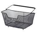 Cesta Basil Base M RP, acero, 30x42,5x23cm, negra, malla grande