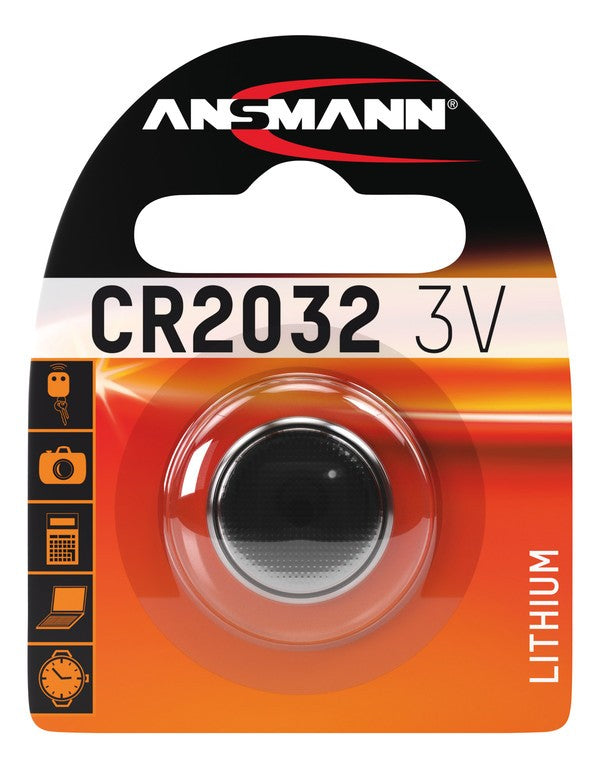 Pila de botón de litio Ansmann CR2032, 3 V