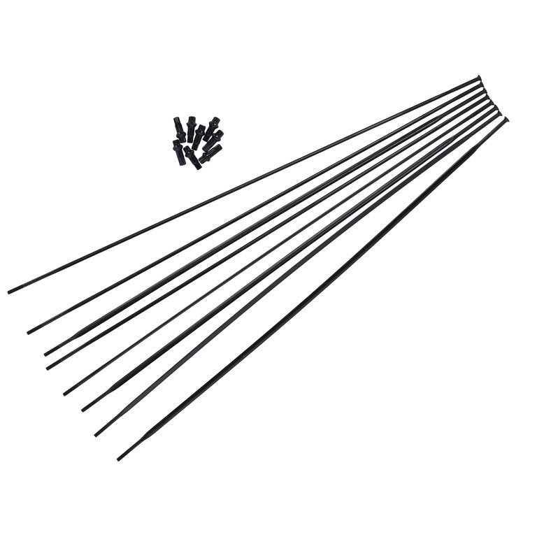 Kit de radios DT Swiss HE 1800 Spline 32DB MY 20-23, RA + RP, negro