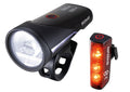 SIGMA Aura 100/Blaze Link batteriebetriebenes LED-Lichtset mit Bremslichtfunktion