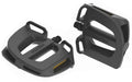 Ergotec EP-2 Kunststoffpedale, Schwarz, 9/16", mit Reflektoren