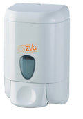Dispenser sapone in plastica ca 1000ml, 20,1x11,2x12,8cm, bianco