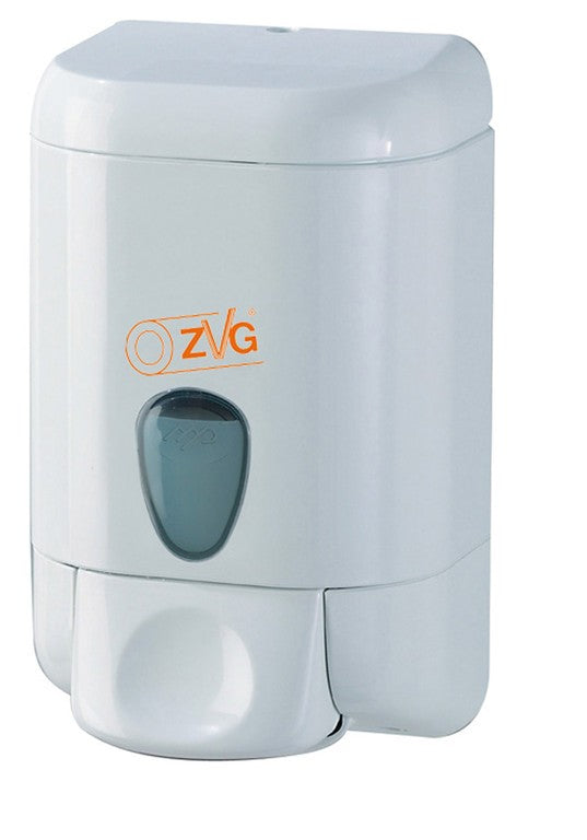 Dispenser sapone in plastica ca 1000ml, 20,1x11,2x12,8cm, bianco