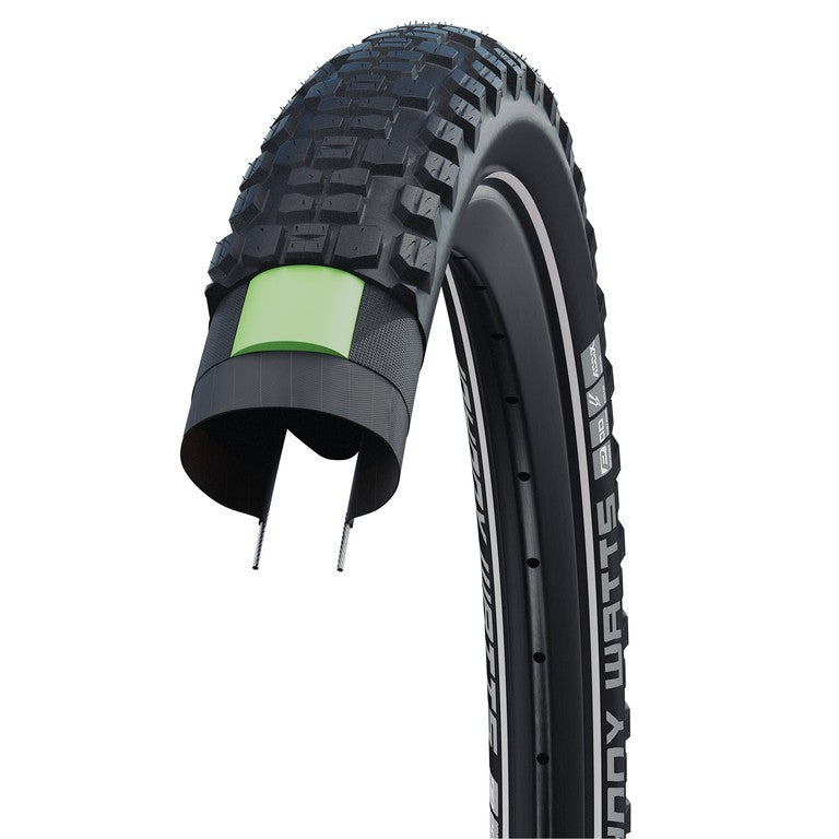 SCHWALBE JOHNNY WATTS Perf DD 29x2.60 (65 - 622) black reflex E-50 DD ADDIX