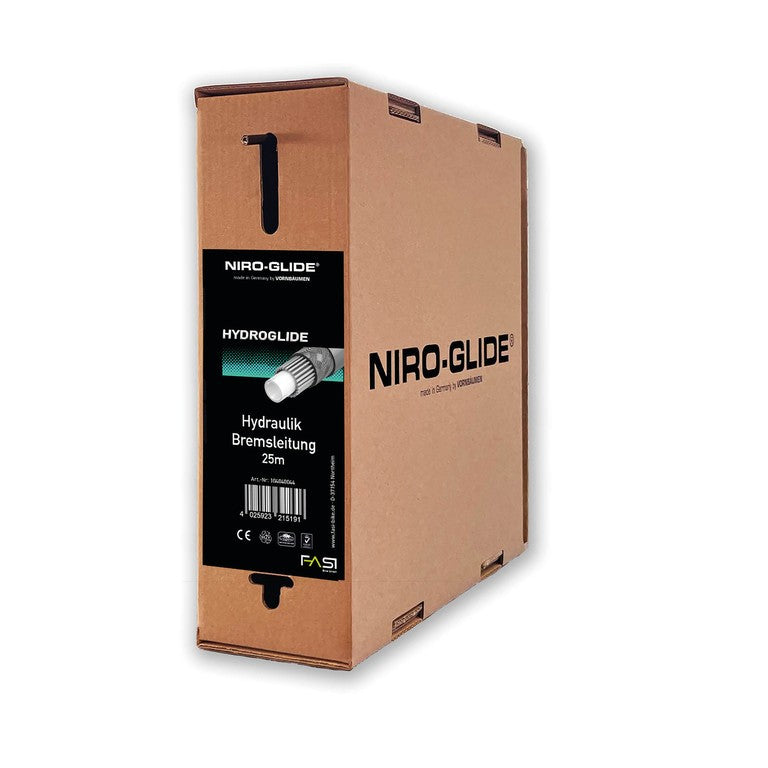 Niro-Glide Hydro Bremsleitung, schwarz, für hydraulische Scheibenbremsen