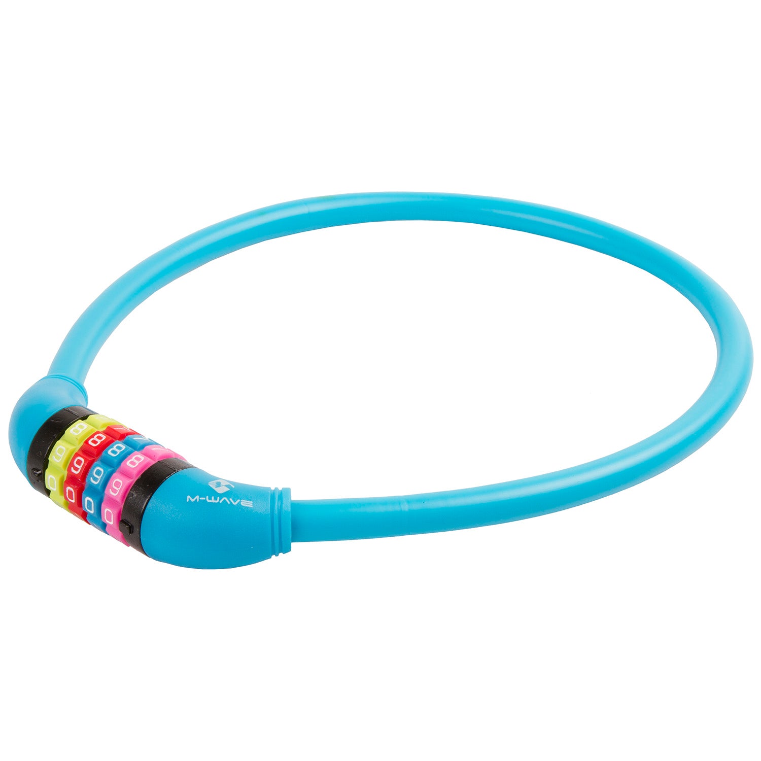 M-WAVE DS 12.6,5 S Cavo antifurto con 4 dischi numerici