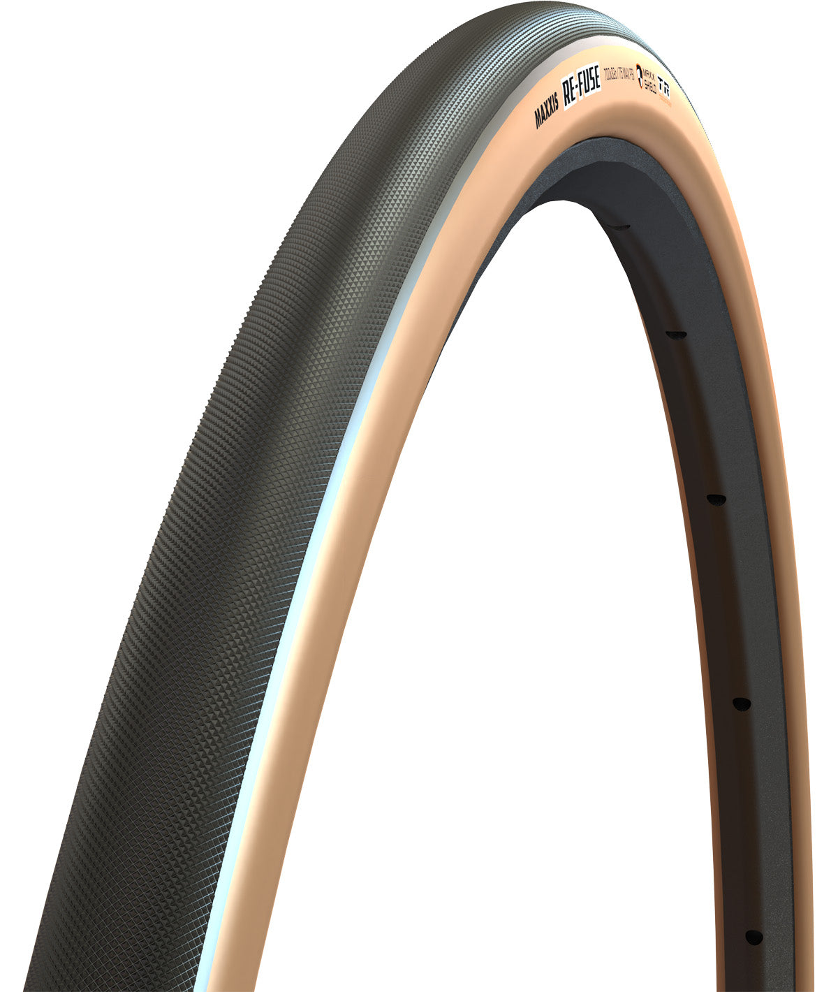 MAXXIS RE-FUSE CITY 700x40c TLR negro/transparente 60TPI