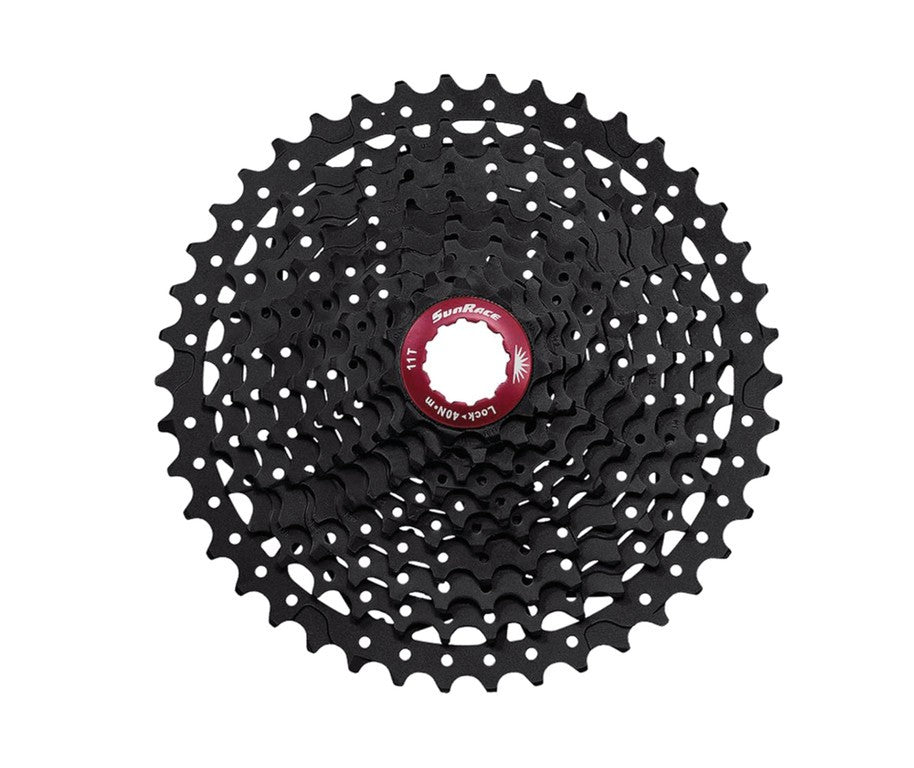 SunRace CSMSX3 10-fach Ritzelsatz, 11-46 Zähne, kompatibel mit Shimano, Nr.