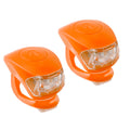 M-WAVE Mini LED-silicone-light set orange