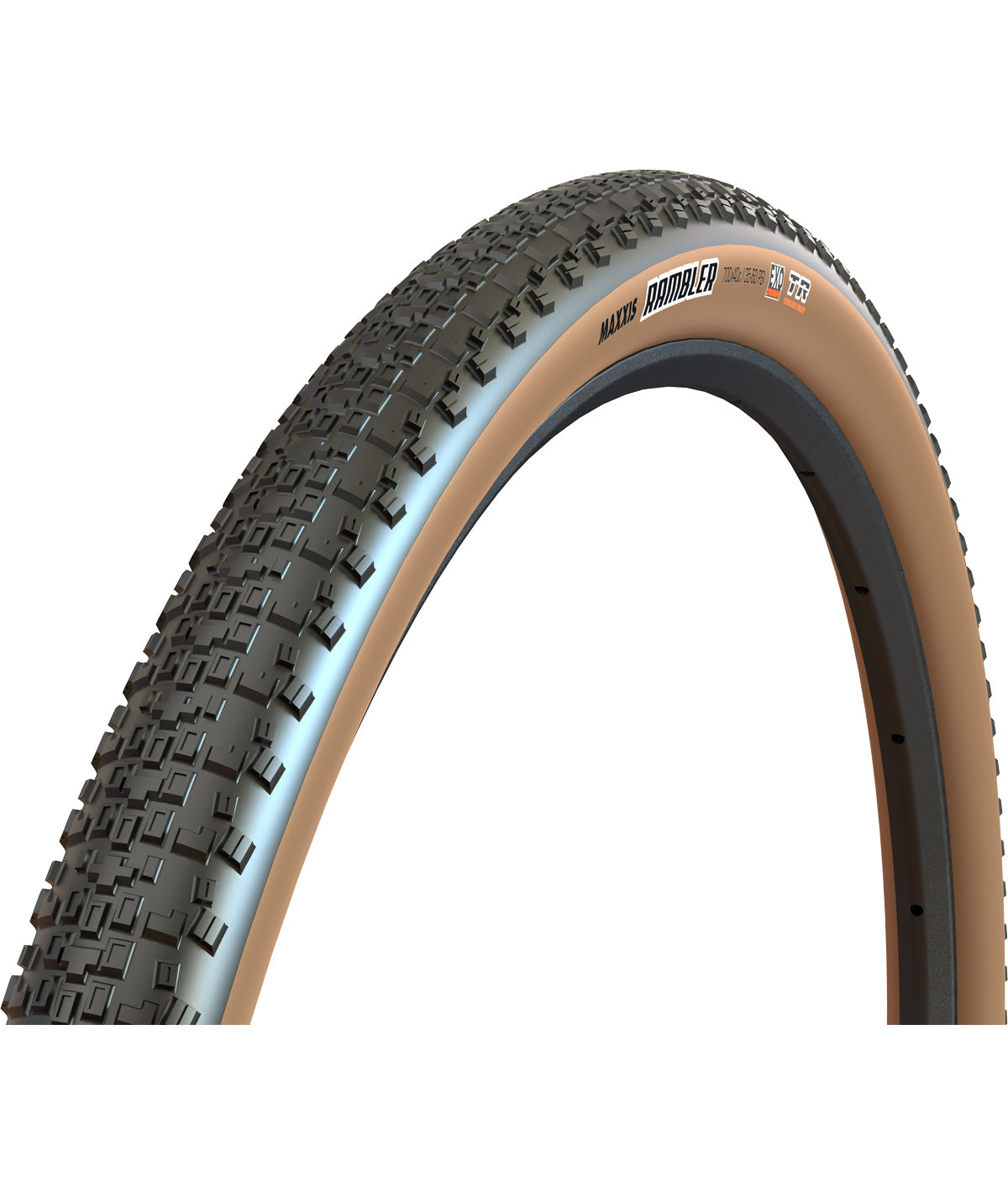 MAXXIS RAMBLER 700x38c TLR negro/transparente 60TPI