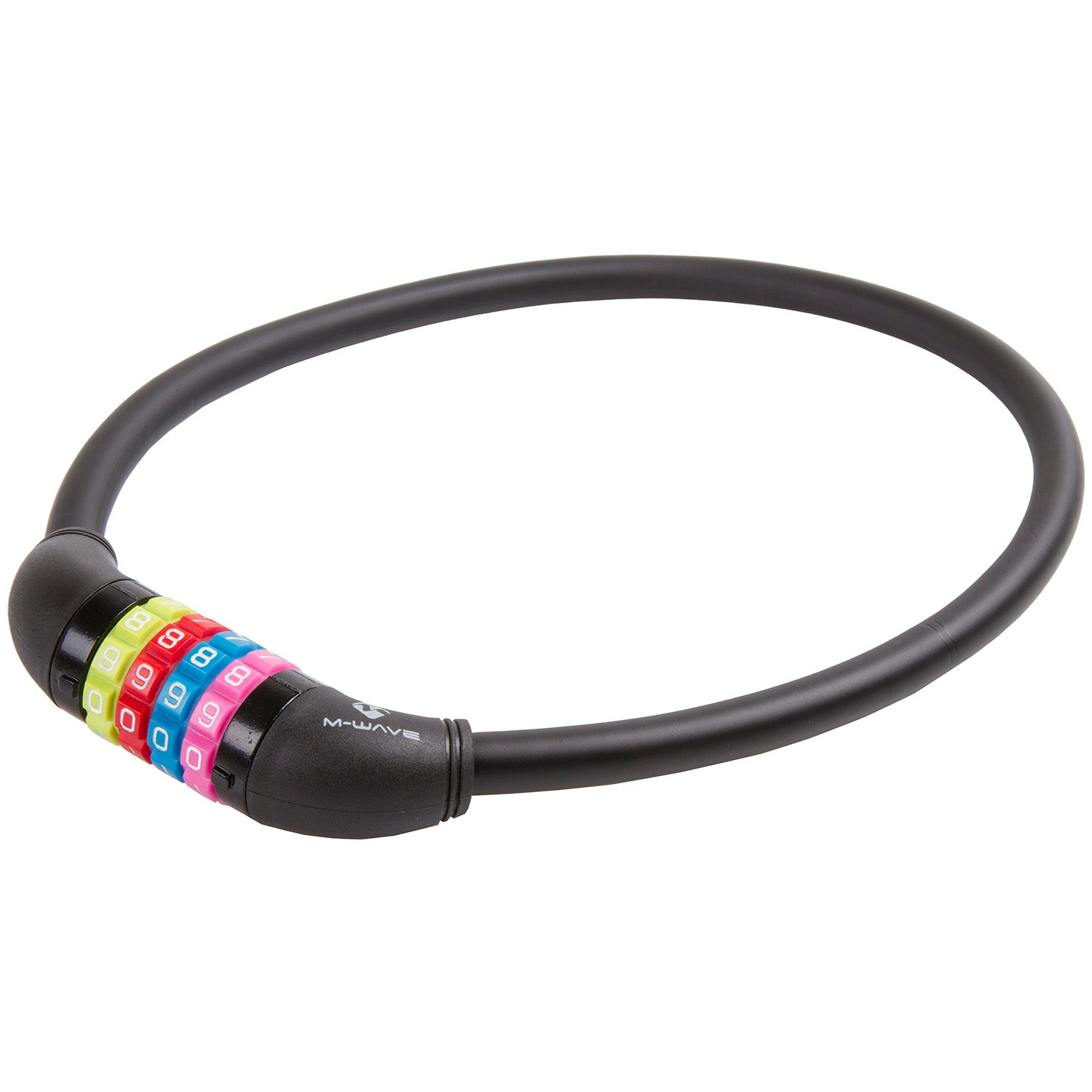 M-WAVE DS 12.6,5 S Cavo antifurto con 4 dischi numerici