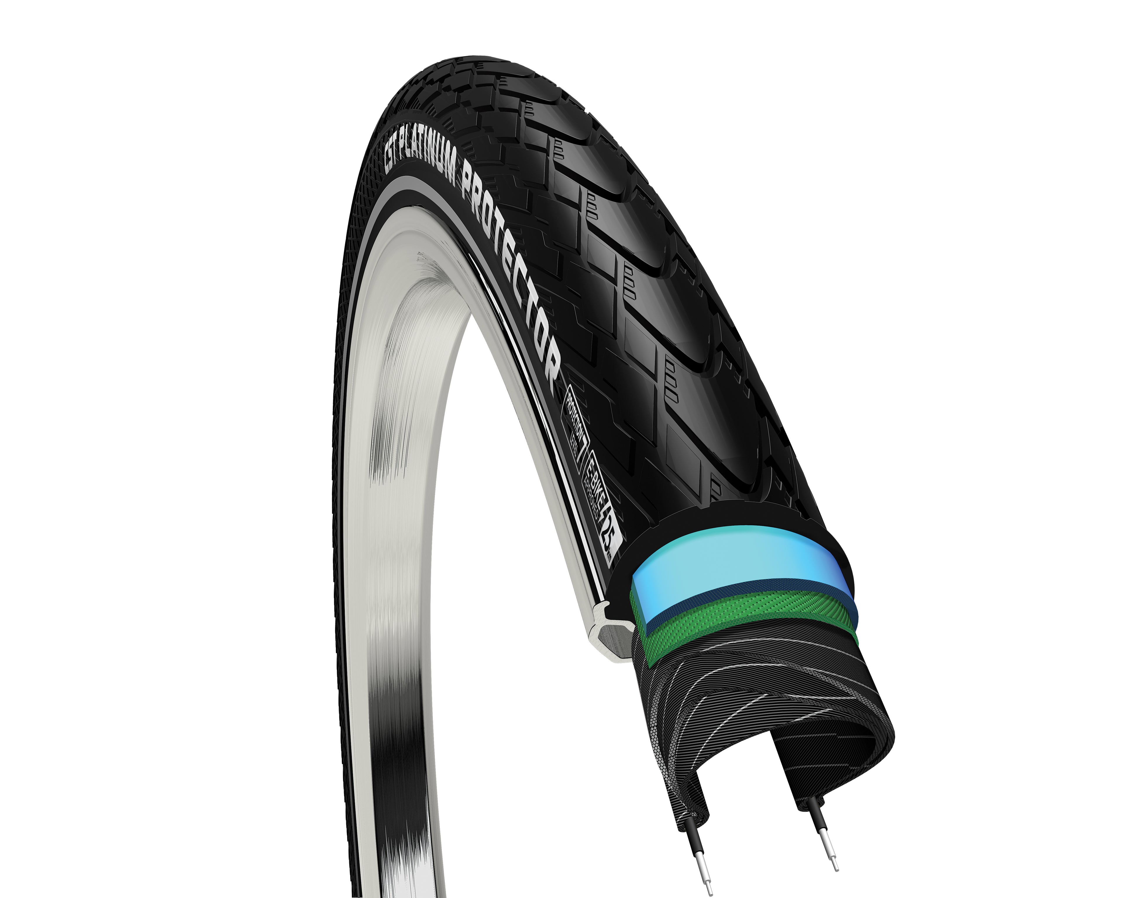 CST Premium PLATINUM PROTECTOR 28x1.75x2 (700x45) E-Bike approved 50Km/h - C1920