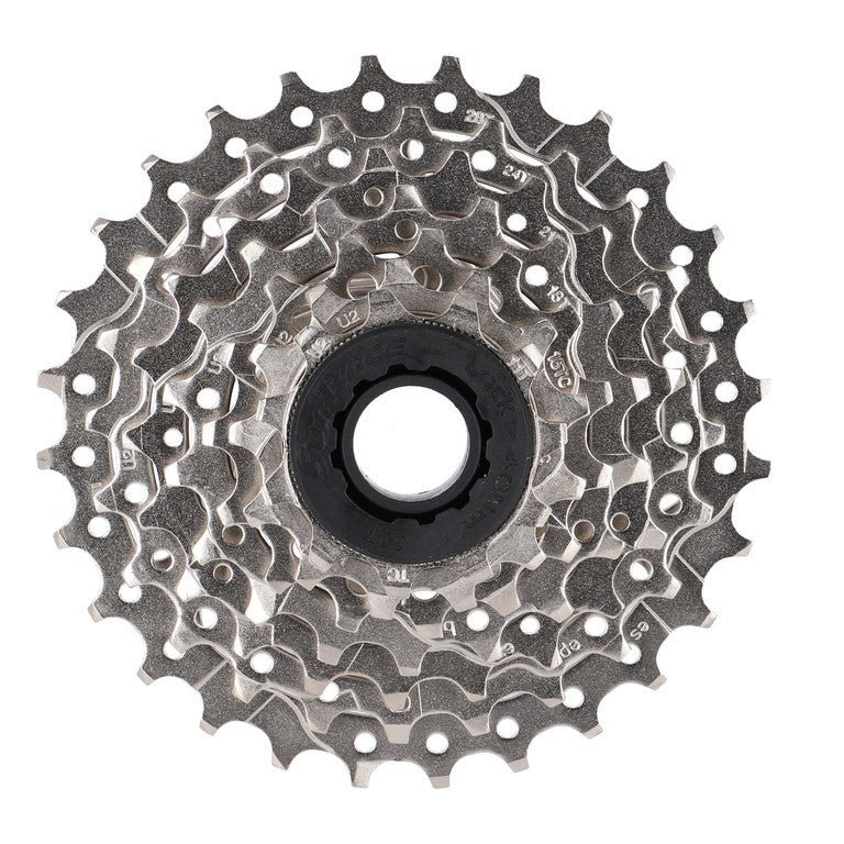 Cassette SunRace CSM63 de 7 velocidades y 11-28 dientes, completo Shimano, níquel
