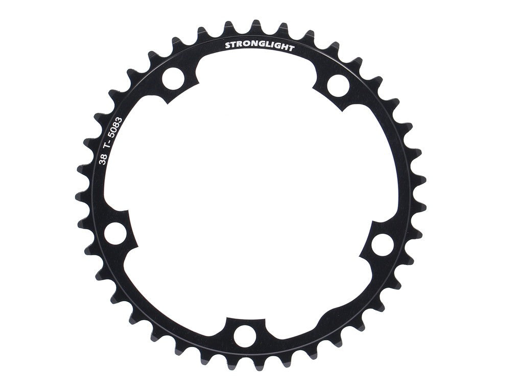 Stronglight Type 130 S Innenkettenblatt, 38 Zähne, schwarz, 9/10-fach
