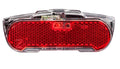 Luz trasera LED con dinamo AXA Slim Steady, montaje en rack de 50 mm