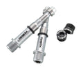 Überholungssatz für Xpedo MTB XMF-3C, 2 Kappen, 2 CroMo-Achsen