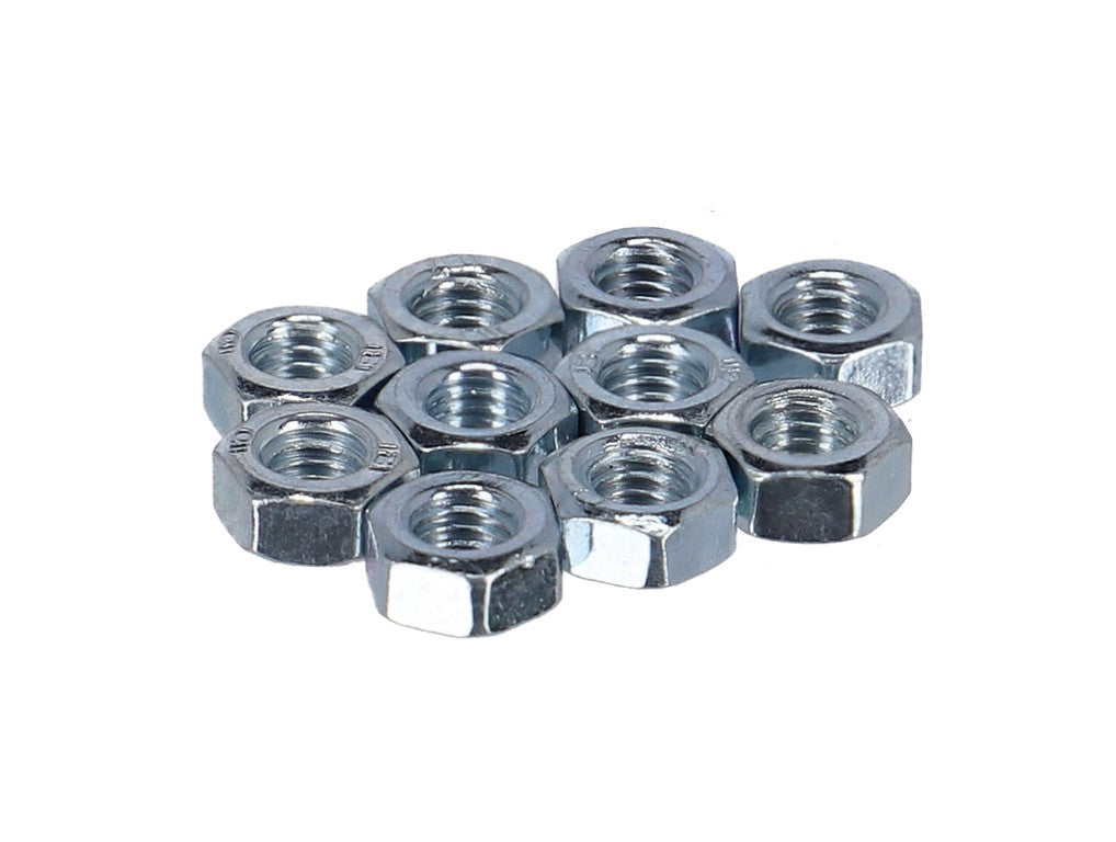 Tuerca RA,FG, 7,9 mm, hexagonal, paquete de 10 piezas