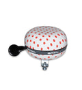 Campanello Ding-Dong Polka Dot white/red dots, metallo, Ø80mm, 7x7x5cm