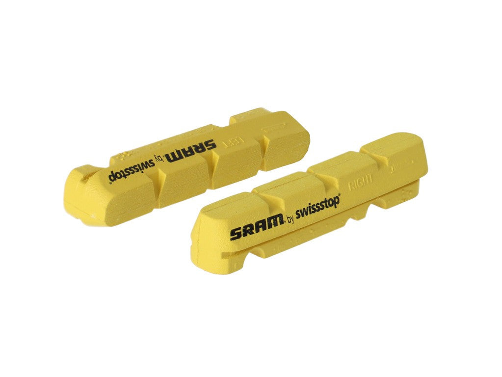Gomma freno SRAM Road/CX p.cerchi carb. giallo, UDV=1 paio, p. S-900