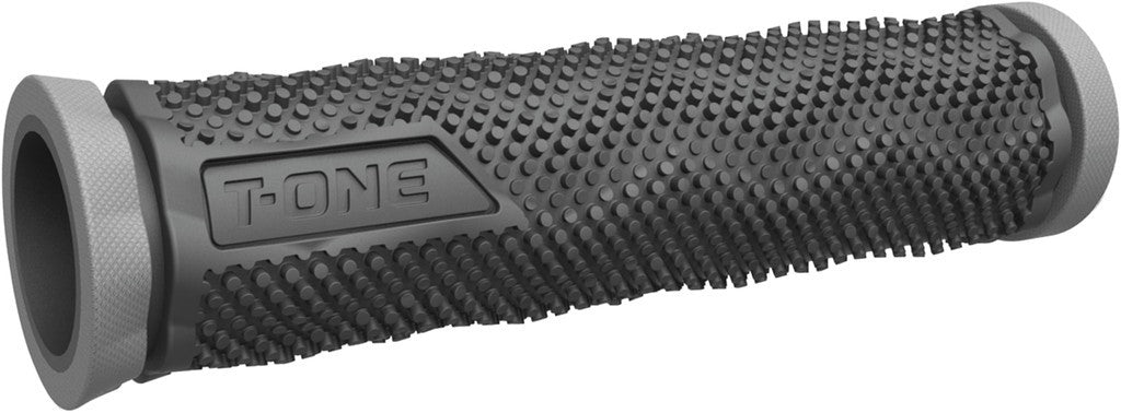 Puños dobles T-One DOT de 130 mm, color negro/gris