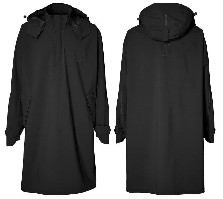 Basil Mosse Regencape, Tiefschwarz, Größe M/L, Unisex