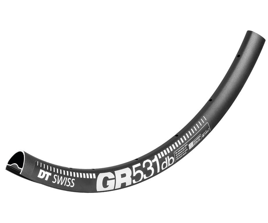 DT Swiss GR 531 DB 29" Felge, Schwarz, 24 Loch, 622-24, LV 6,5 mm