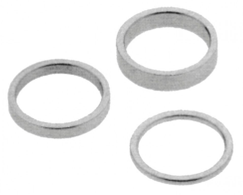 Box distanziali diversi spessori argento 4x2,6x5,6x10,4x15,4x20mm