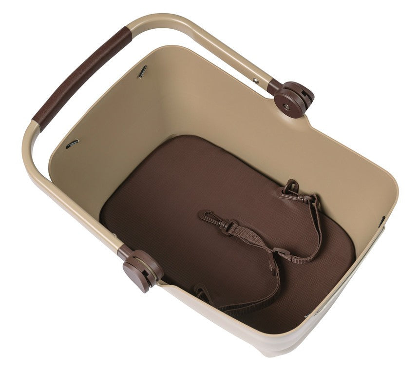 Cestino post. per animali Basil BuddyMIK biscotti brown, 45x32x22cm, MIK