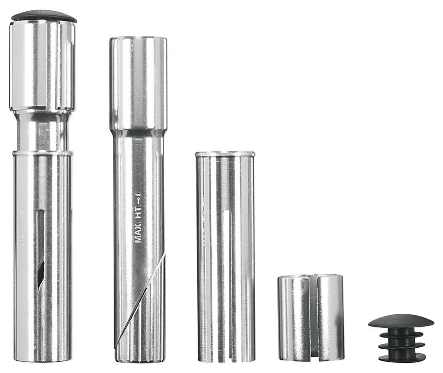 Adaptives Set A-Head Ergotec Quill 1-1 1/8" 22,2-25,4/28,6 mm, SL 25-50 mm, silber