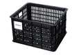 Caja para bicicletas Basil Crate M, 45,25 x 35 x 25 cm, n.° 29,5 l, plástico
