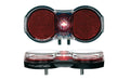 Luce post. a batteria b&m Toplight Flat fiss. portapacchi 50/80mm