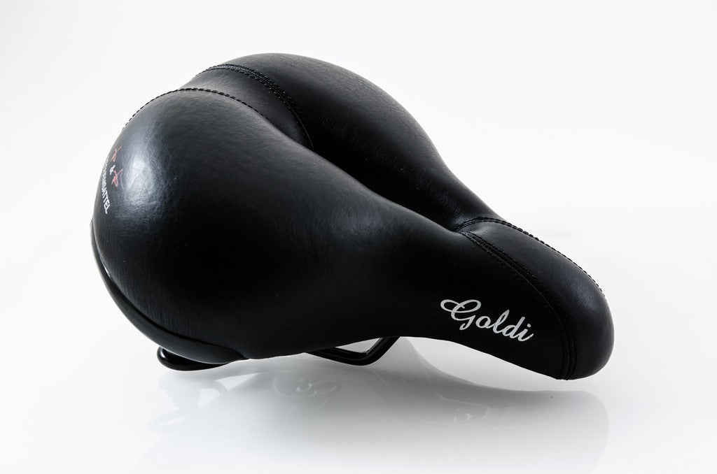 P&amp;P Goldi 619 Sattel, schwarz, Unisex, 255 x 240 mm, ca. 750 g