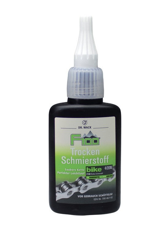 Spray lubrificante secco F100 50ml, flacone contagocce