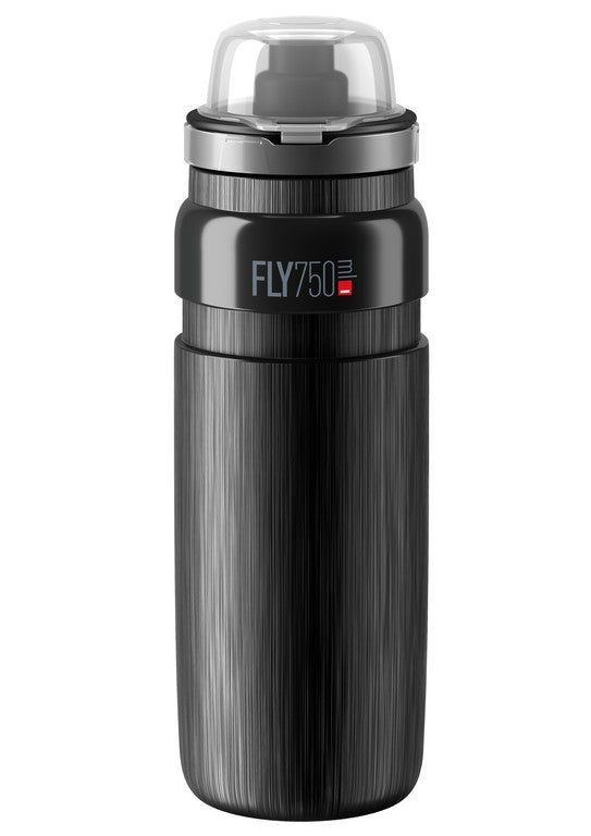 Elite Fly Tex MTB 750ml Trinkflasche, Schwarz