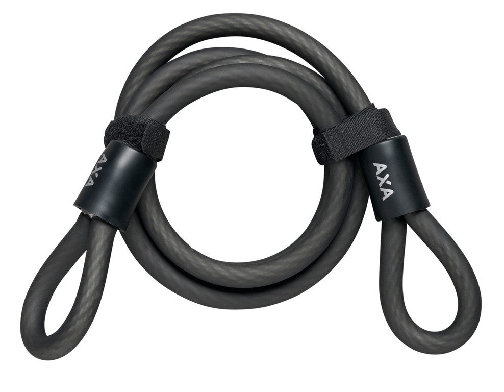 AXA-Kabel mit Schlaufe, 120 cm lang, Ø 10 mm, schwarz