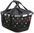 Borsa City KLICKfix Bikebasket GT dots, 33x27x42cm,21l,1077g,p.Racktime