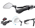 Specchio per bici Krampe KF Cross tipo B sx, fiss. interno, nero