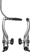 Freno V-Brake Shimano BR-T4000 RA, plateado, con guía de cable