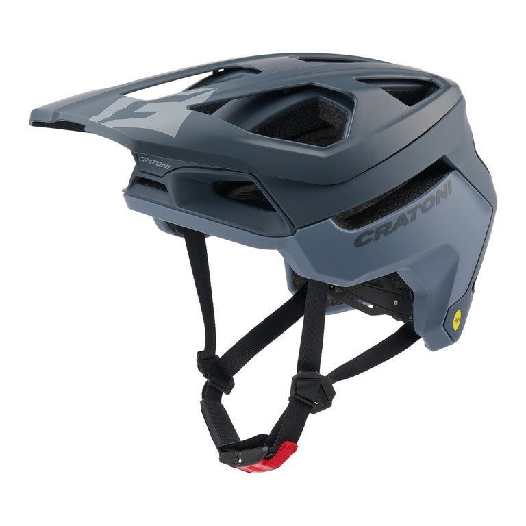 Cratoni MadFlex MIPS RECCO Fahrradhelm, Mattgrau, Größe M/L (58-61 cm)